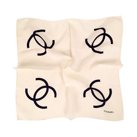 second hand chanel silk handkerchief